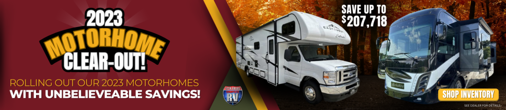 2023 Motorhome Blowout Sale